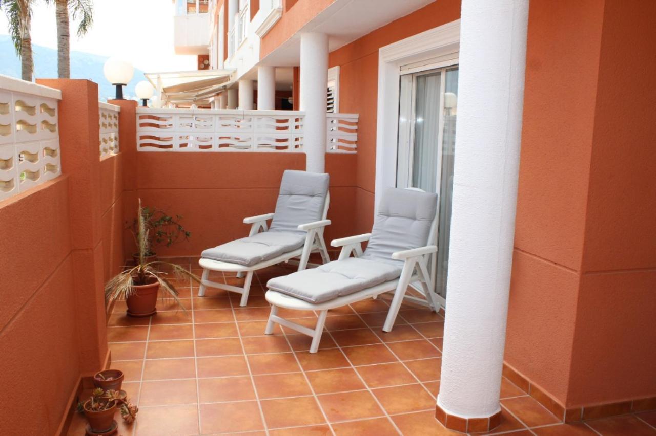 Apto. Con Gran Terraza Y Acceso Directo A Piscina. Dénia Extérieur photo